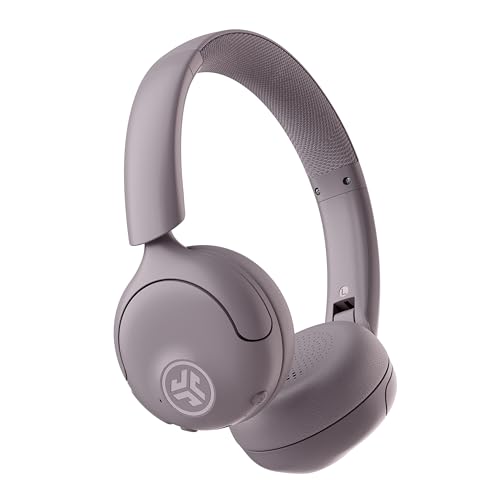 JLab Go Lux ANC Wireless Headphones, Mauve, Hybrid Active Noise Cancelling, Premium On-Ear Bluetooth Headset, Customizable Sound, Be Aware Mode, Cloud Foam Comfort, Multipoint Connection