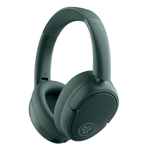 JLab JBuds Lux ANC Wireless Bluetooth Headphones & Audio Bundles, Hybrid Active Noise Cancelling, Premium Over-Ear Headset with Optional True Wireless Earbuds