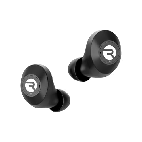 Raycon Everyday Classic Bluetooth Wireless Earbuds + Microphone with Active Noise Canceling, Sweat & Water-Resistant Earphones, Ear Buds Wireless Bluetooth Up to 32 Hours Playtime (Black)