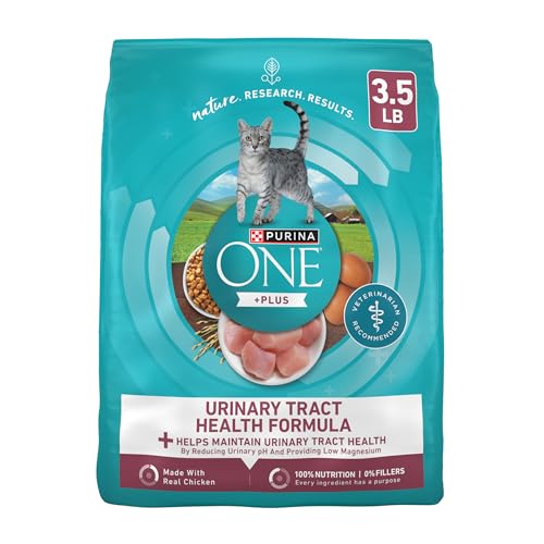 Purina ONE High Protein Dry Cat Food, +Plus Urinary Tract Health Formula - 3.5 lb. Bag