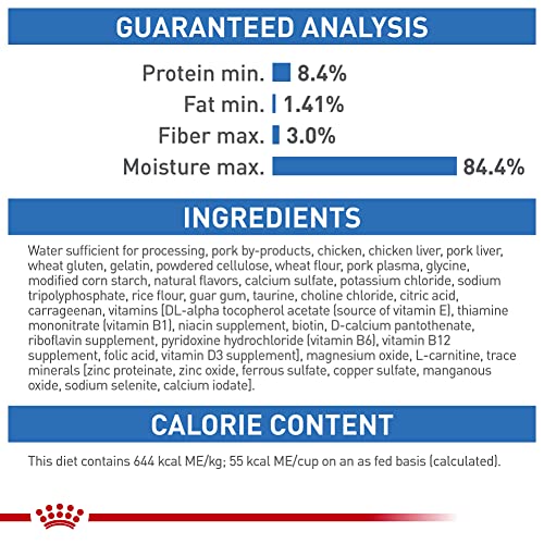 Royal Canin Feline Care Nutrition Weight Care Adult Thin Slices in Gravy Cat Food, 3 oz (Pack of 24)