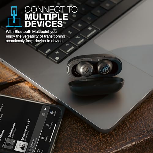JLab JBuds ANC 3 True Wireless Earbuds with Charging Case, 42 Hours of Total Playtime, 9 Hours Per Charge, Smart Active Noise Canceling, Custom Sound Via App, Multipoint Connect, Google Fast Pair