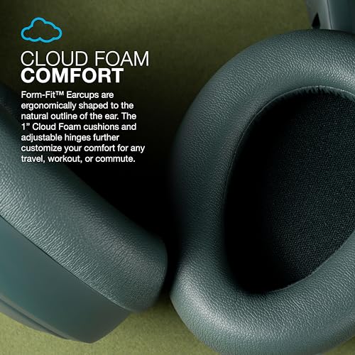 JLab JBuds Lux ANC Wireless Bluetooth Headphones & Audio Bundles, Hybrid Active Noise Cancelling, Premium Over-Ear Headset with Optional True Wireless Earbuds