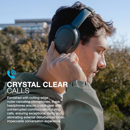 JLab JBuds Lux ANC Wireless Bluetooth Headphones & Audio Bundles, Hybrid Active Noise Cancelling, Premium Over-Ear Headset with Optional True Wireless Earbuds